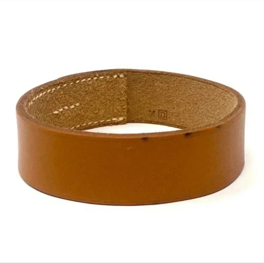 Hermes Pool Tour Brown Leather Bracelet - Picture 2 of 4